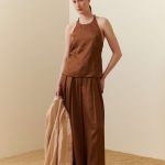 Pantalone ampio in viscosa