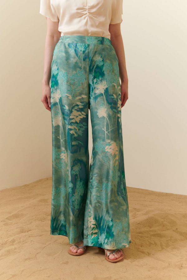 Pantalone in raso di seta - immagine 2