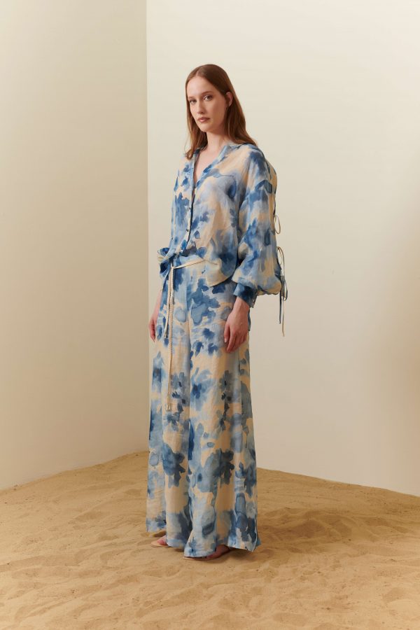 Pantalone ampio in viscosa - immagine 2