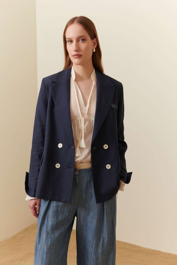 Blusa in mussola di cotone - immagine 4
