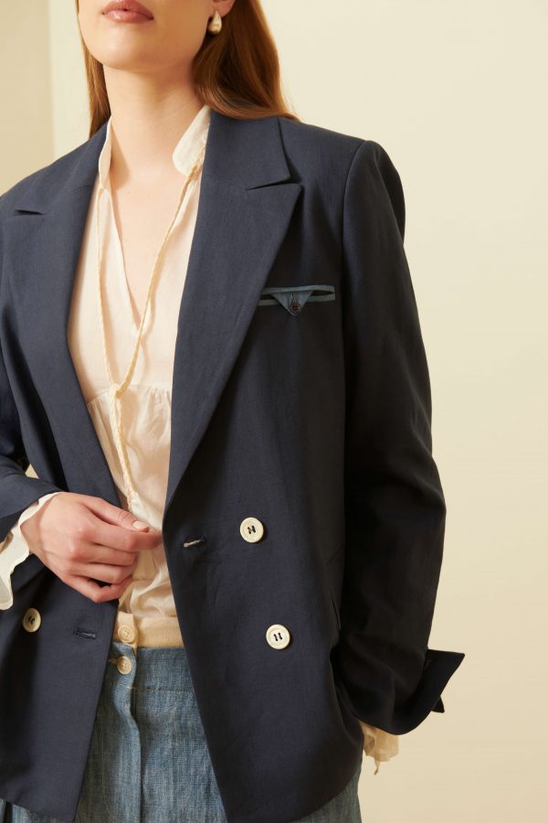 Blusa in mussola di cotone - immagine 5