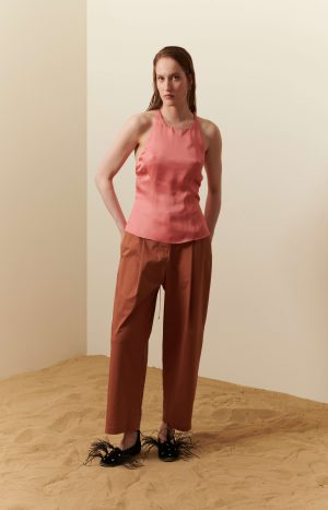 Pantalone in cotone stretch