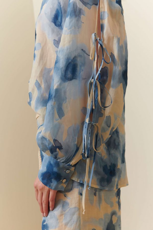 Camicia voluminosa in viscosa - immagine 5