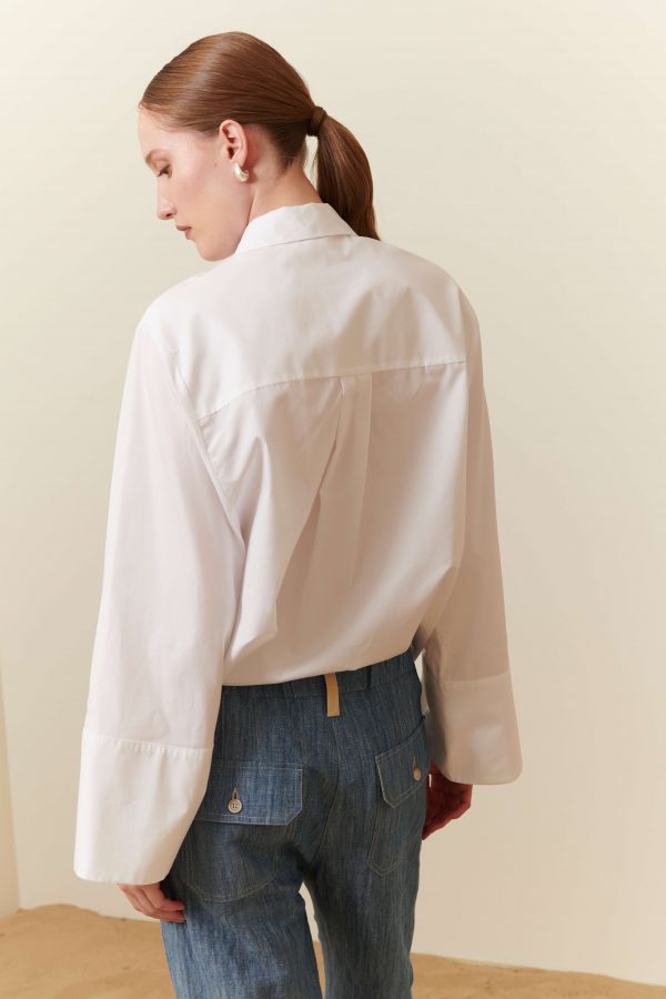 Camicia over in popeline - SOLD OUT