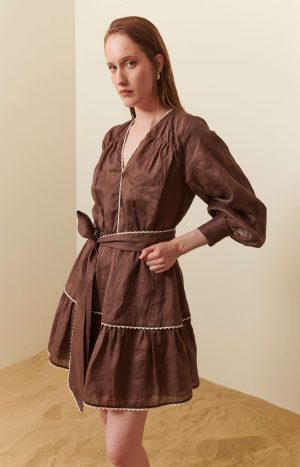 Abito corto in ramiè - SOLD OUT