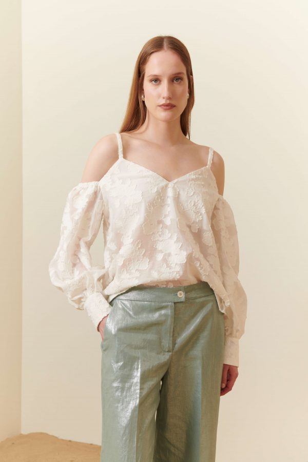 Blusa in jacquard - immagine 5