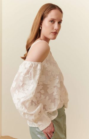 Blusa in jacquard