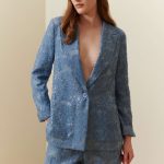 Giacca in micro paillette