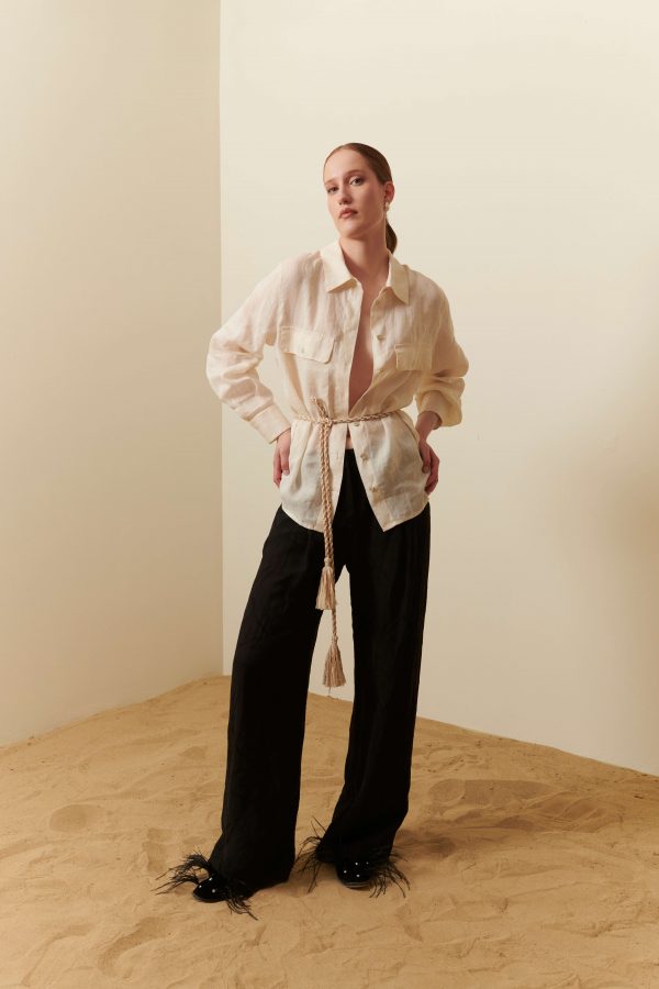 Camicia in ramiè - immagine 2