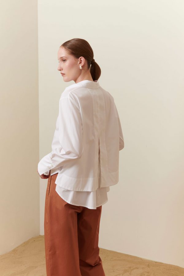 Camicia in popeline di cotone - SOLD OUT - immagine 6