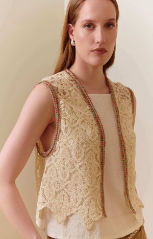 Gilet in macramè