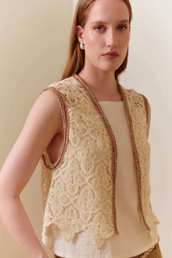 Gilet in macramè